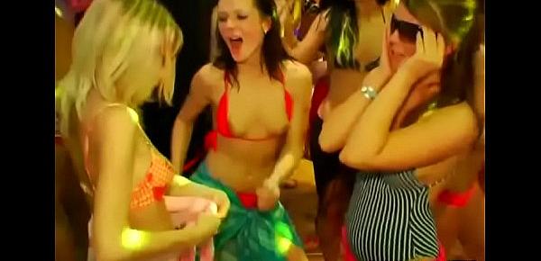  Raucous group banging session